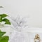 Silver Polystone Glam Pineapple Sculpture, 12" x 6" x 6"